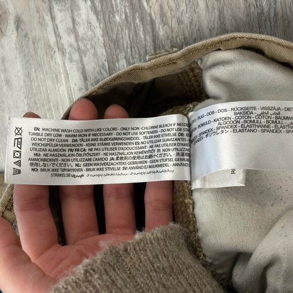 Ariat Rebar M7 Mens 32x29 Slim Fit Straight Leg Workwear Khaki Cargo Pants - Picture 6 of 13